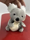 Vintage 1998 Coca-Cola Koala Bear Plush Bean Bag Stuffed Animal Coke Toy