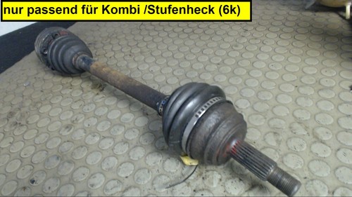 Antriebswelle Links VW Polo Variant 60 6 N/6 KV 12 Monate Garantie Sofortversand