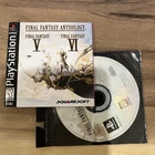 Final Fantasy Anthology FFV FFVI PS1 Disc and Manual Only