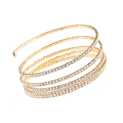 Superbe passementerie ancien bracelet Murat plaqué or 18k bracelet