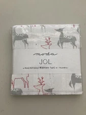 JOL by Wenche Wolff Hatling Quilting Fabric 5" Charm Pack, 42 pcs ~ Christmas