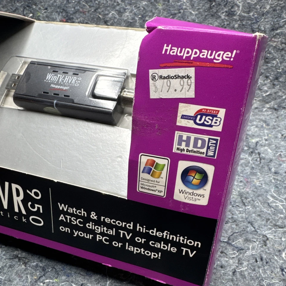 WinTV-HVR 950Q Hybrid TV Stick HDTV Clear QAM Digital USB Tuner NIB - Image 4 of 4