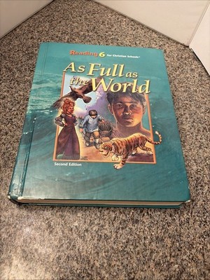 BJU Reading Student Text Grd 6, 2nd Ed. (2004, Hardcover)