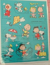 Vintage Hallmark Stickers Snoopy 1 Sheet