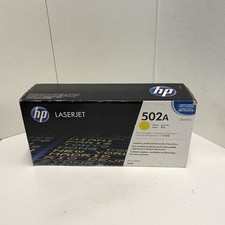 Genuine HP Q6472A 502A Yellow Laser Toner Cartridge - Brand New OEM Sealed