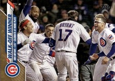 2020 Topps Walk-Off Winner #469 Gold Chicago Cubs 26F