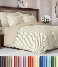 Duvet Cover Queen Size Set - Extra Soft Queen Size Duvet Cover 90 x 90 with 2...