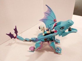 LEGO Elves LOT: Water Dragon and Elf Minifigure from 41172 No instrucctions/Box