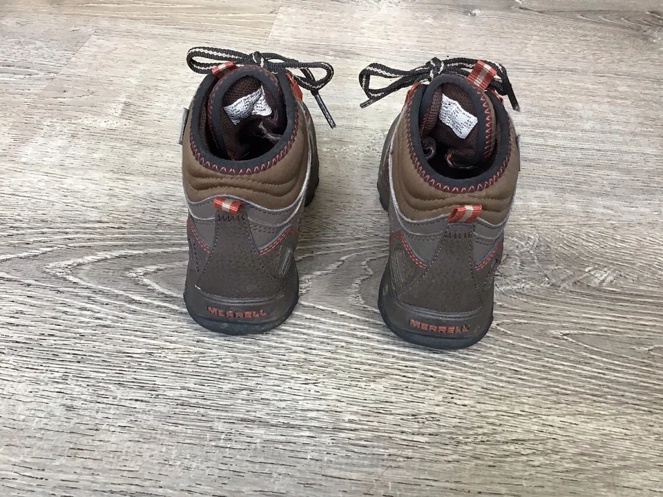 Botas de senderismo impermeables Merrell para niños pequeños talla 11,5 M Capra de encaje medio MC54649 Foto 3 de 4