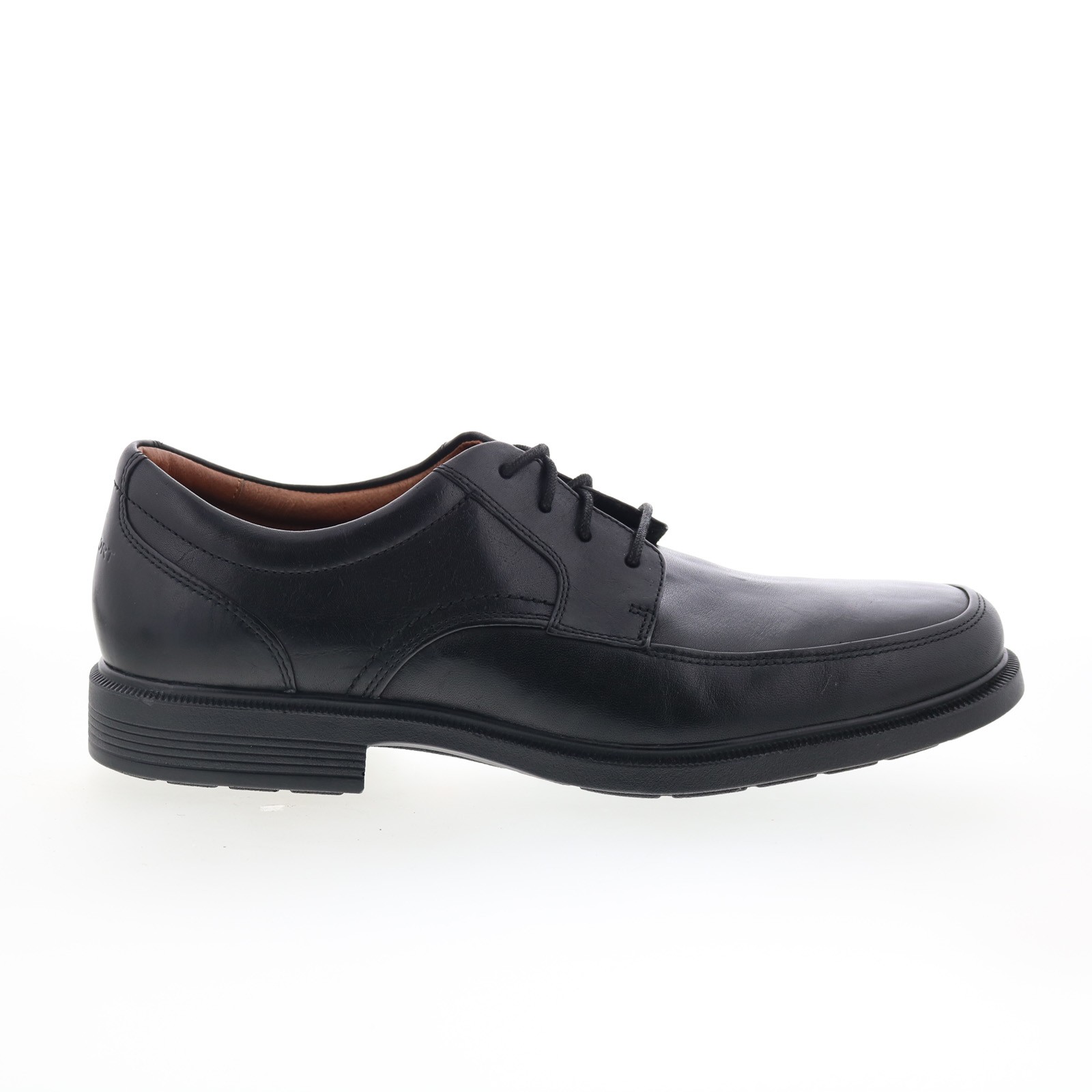 Rockport Dressports Luxe Apron Toe M76869 Mens Black Oxfords Casual Shoes