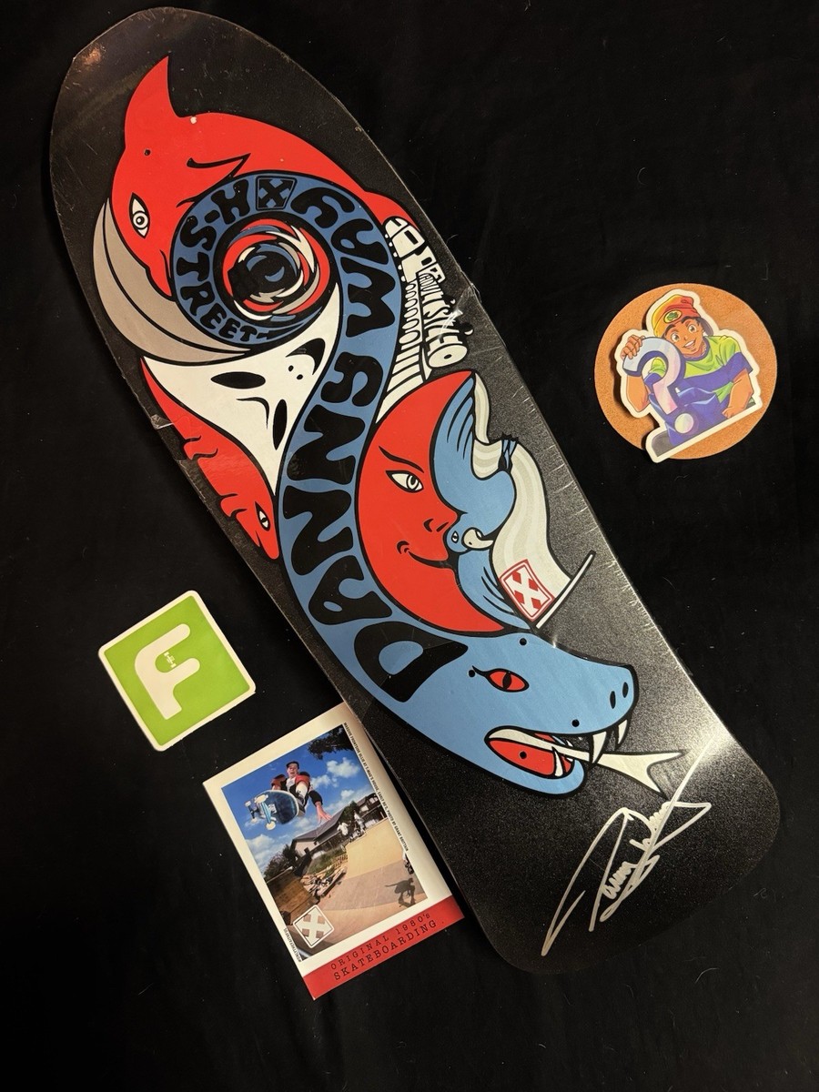 SUPER RARE SIGNED Danny Way H Street Black Hole Pearl Skateboard