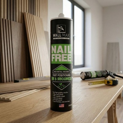 Wall Max Nail-Free Adhesive   High-End Wall Panel Glue (300ml)