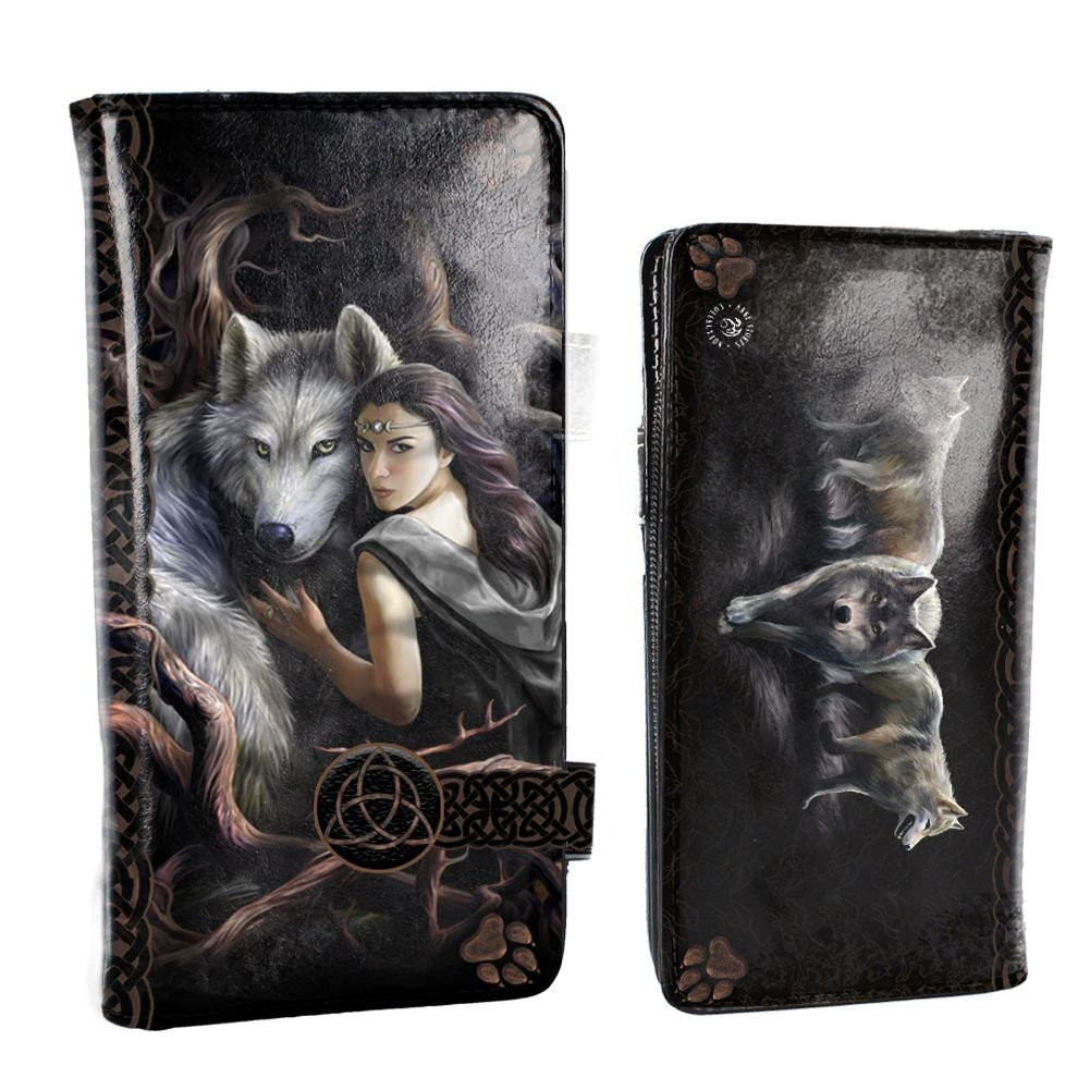 Кошелек Nemesis Now B3929K8 Soul Bond Anne Stokes с тиснением 19 см черный искусственная кожа 185 см 5490₽