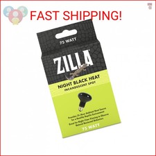 Zilla Incandescent Spot Bulb, for Nocturnal Reptile Species, Night Black