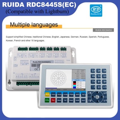 RUIDA 8445S Control Panel Board Support Lightburn For 60-130W CO2 Laser Engraver