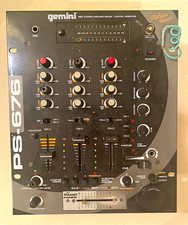 Gemini PS-676 Pro2 3-Channel Analog DJ Mixer w/ Sampler, Rack Mount 2U