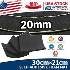 20mm Thick Car Heat Insulation Foam Sound Deadener Deadening Mat Self-adhesive