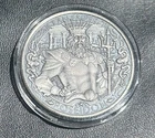 POSEIDON Silver 1oz  Round Antiqued