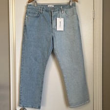 Frame 30 Womens Le Slouch 100% Cotton Denim J...