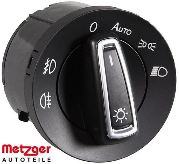 Metzger 09161012 Schalter FüR Hauptlicht Schalter Hauptlicht FüR Seat FüR VW-image