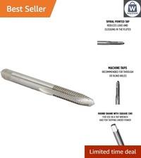 High Speed Steel 5/16"-18 Spiral Point Tap - 2 Flute for Effortless Threading