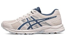 ASICS Gel Contend 4 Cream White Blue Womens T8D9Q-250
