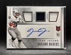 🔥JOSH JACOBS ~2020 Panini Momentum-2 Color ROOKIE Patch AUTO #5/99🔥