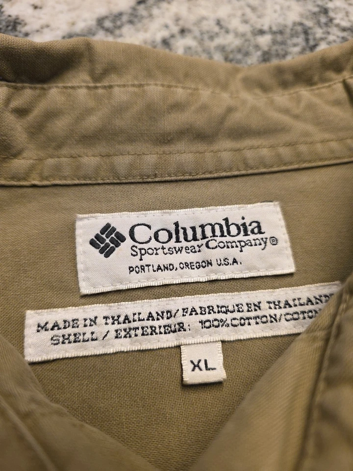 Camisa De Colección Columbia Ropa Deportiva Rendimiento Caza XL Roble Mossy Camuflada N18 Foto 3 de 4