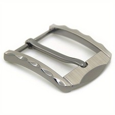 40mm Zinc Alloy Belt Buckle End Bar Heel Bar Buckle Single Pin Half Buckle Multi