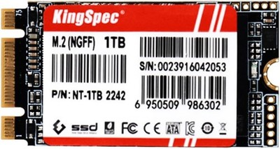 KingSpec NT Series 1TB Internal SSD M.2 2242 SATA III - 520MB/s PC Memory