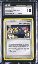 POP 4 Pokemon Mary's Request 86/115 EX Unseen Forces Reverse Holo Stamped CGC 10 on eBay