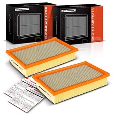 A-Premium 2-PC Engine Air Filter Compatible with Jaguar XF 2009-2015, XFR...