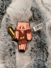 Minecraft Movie Piglin Golden Sword Crocs Jibbitz
