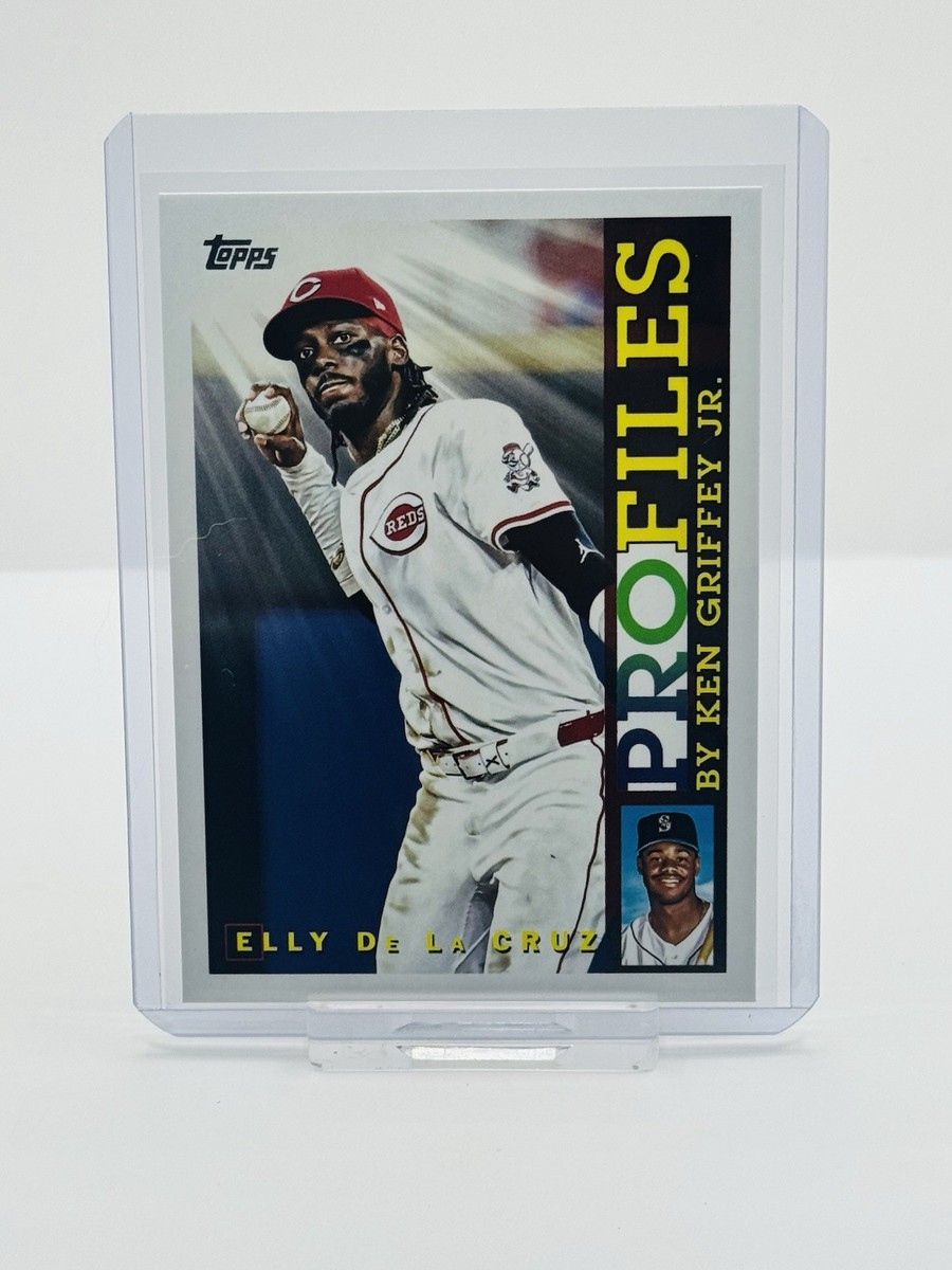 2026 Topps Series 1 ELLY DE LA CRUZ Profiles By Ken Griffey Jr #TP