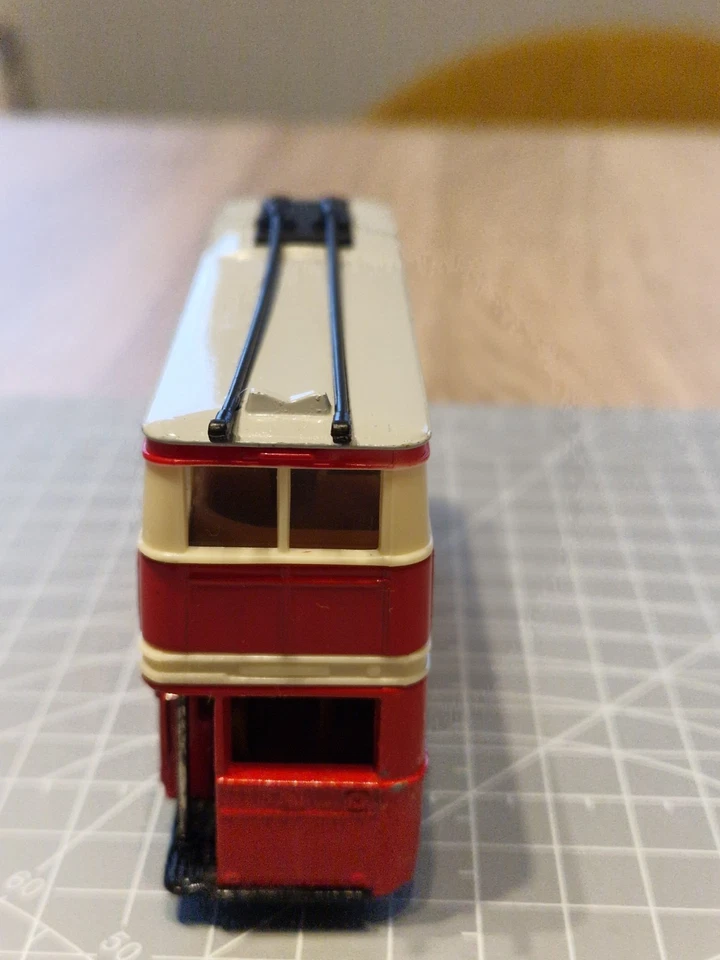 Matchbox Limited Edition Diecast Red Trolley Bus 1:76 Scale - Image 4 of 4