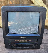 1998 SANSUI VCR Combo Kitchen TV COM0953A VCR DOES NOT WORK, TURNS ON R2