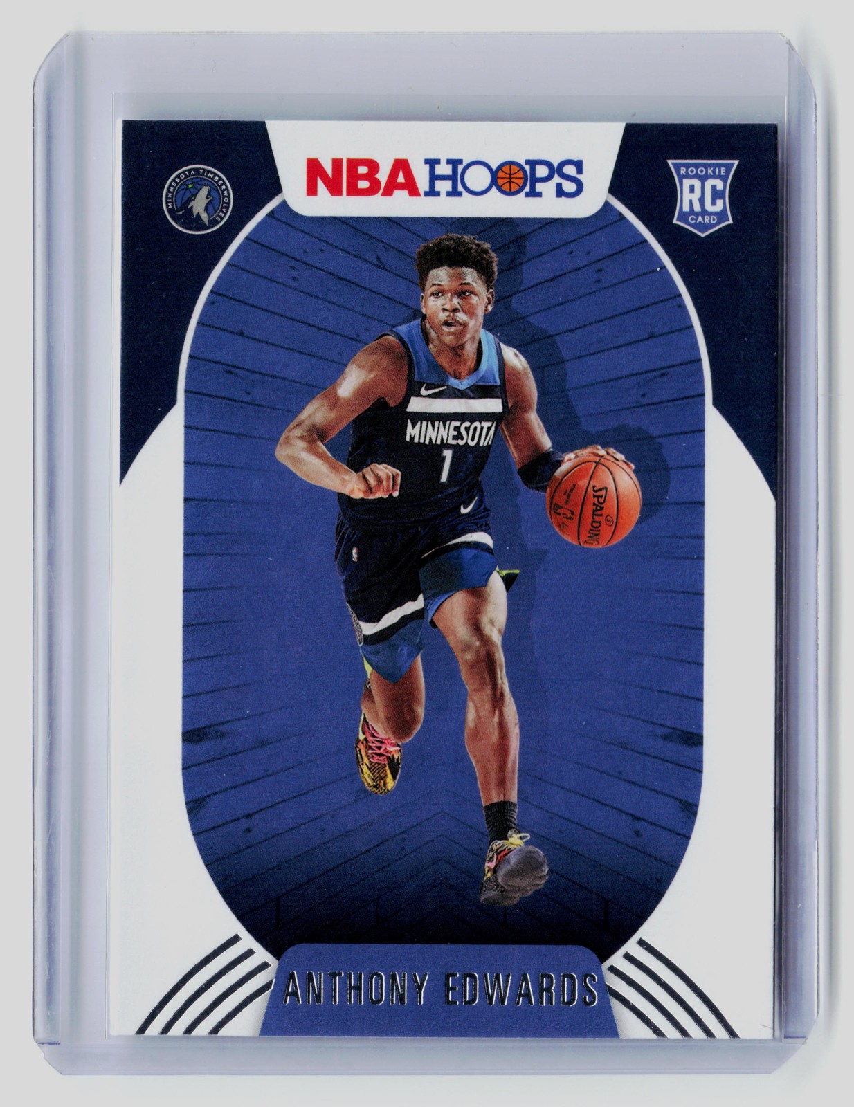 2020-21 Hoops Anthony Edwards #216 Rookie