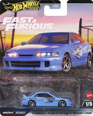 Custom Acura Integra Sedan GSR - FAST & FURIOUS ** Hot Wheels Premium HNW46 1:64