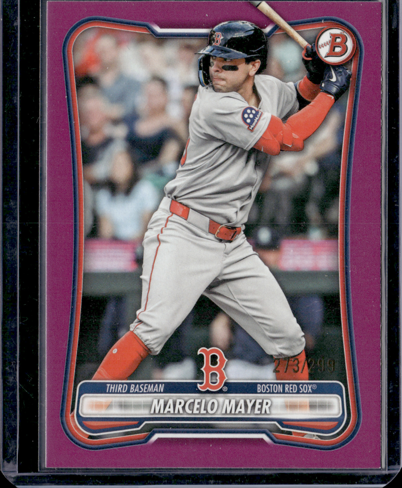 2026 Bowman Marcelo Mayer #90 Fuchsia /299 Red Sox