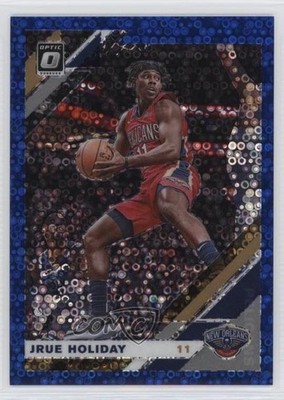 2019-20 Panini Donruss Optic Fast Break Blue Prizm 3/50 Jrue Holiday #13 0g13