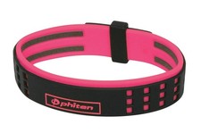 phiten Bracelet RAKUWA S Duotype Limited Black/Pink