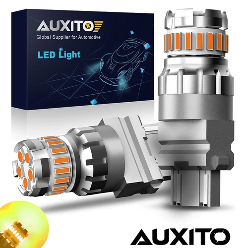 2x AUXITO Yellow Amber 3157 LED DR Turn Signal Parking Light Blinker Corner Bulb