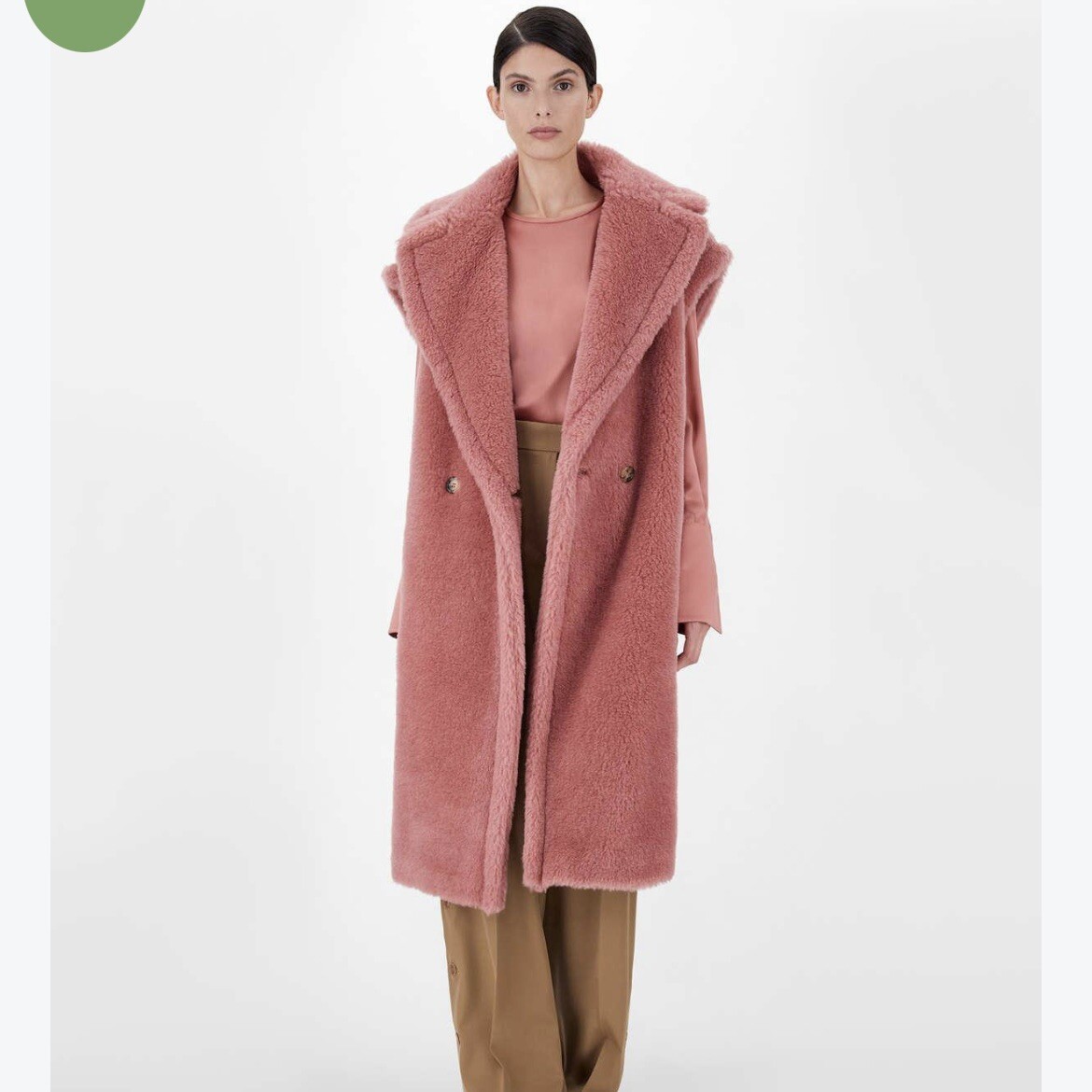 Bear Icon Max Mara Teddy Pink Jacket MaxMara Gettata Teddy Vest