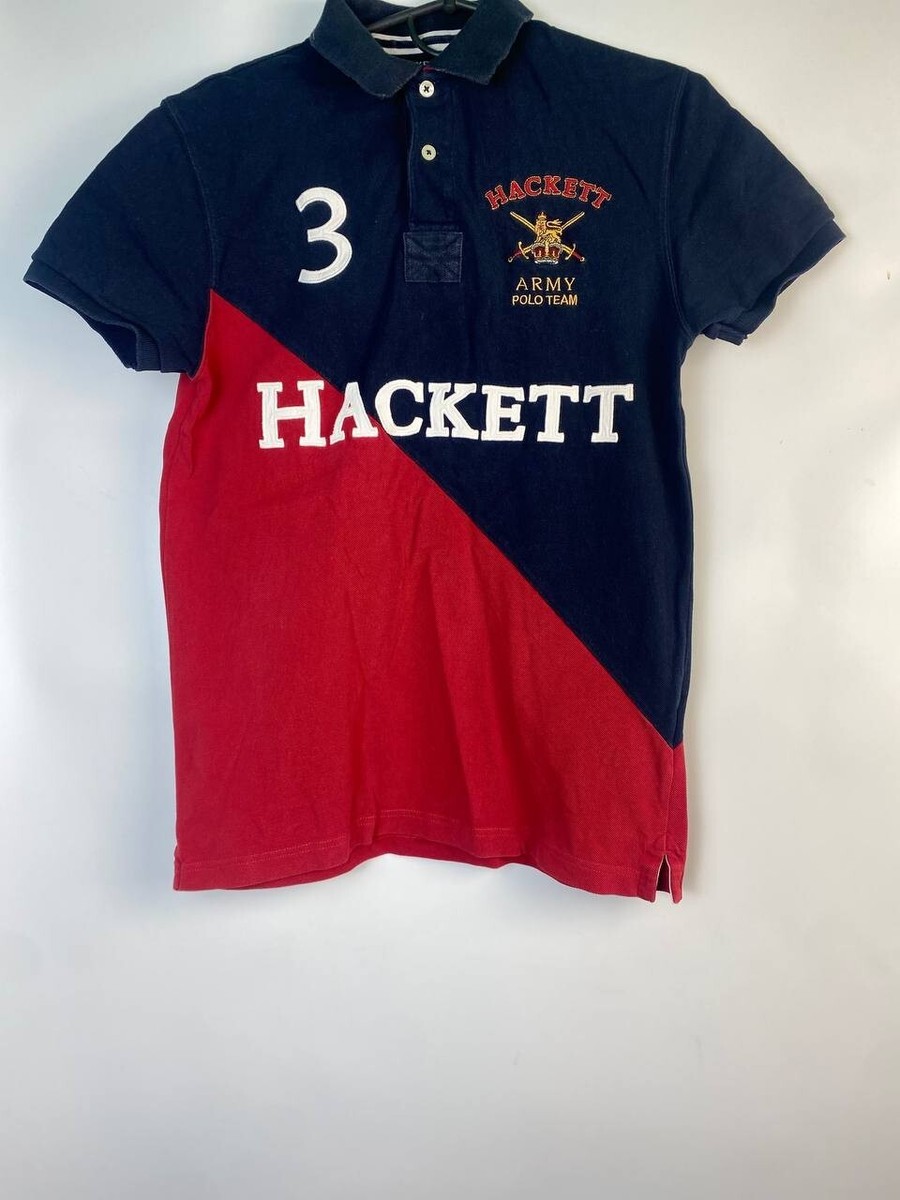 Hackett Army Polo Team Number 3 Size S | eBay