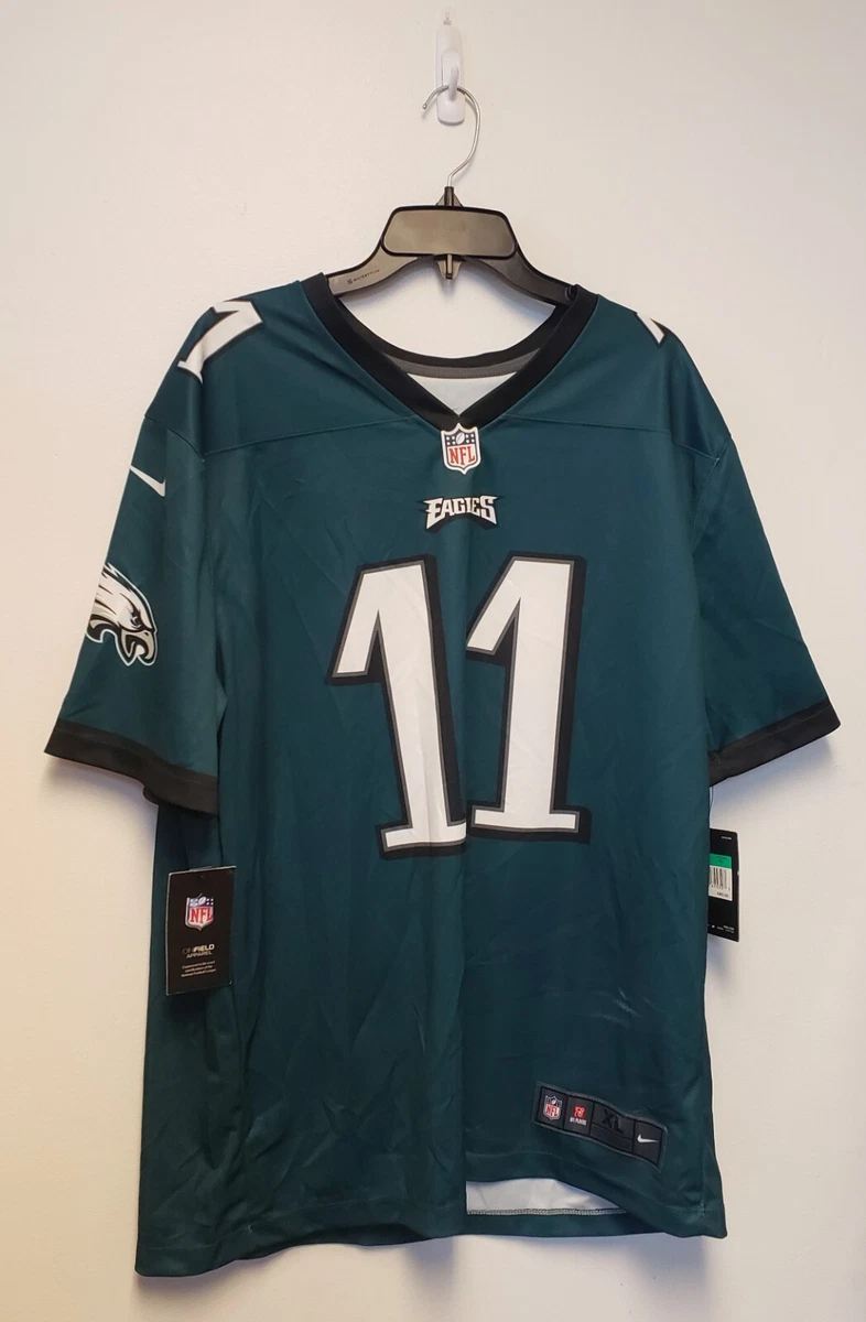 Men's philadelphia eagles carson sale wentz nike green game jersey