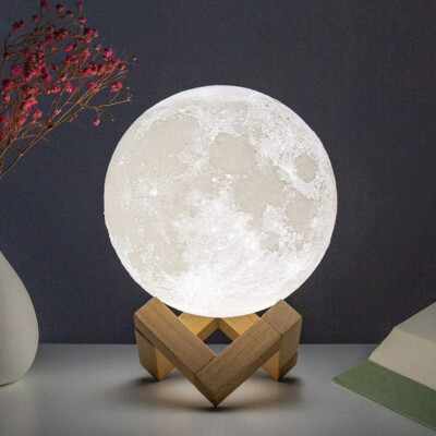 Mini Globe LED Mond Nachtlicht Farbige Kippschalter Lampe Home Decoration