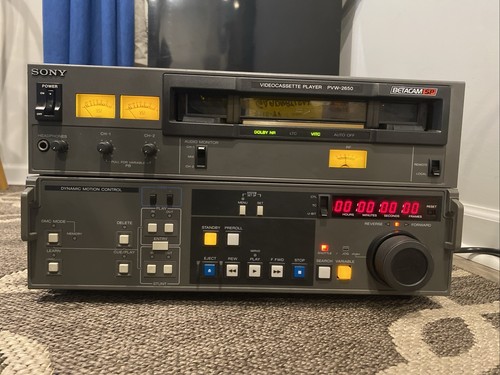 Sony Videocassette Player BetaCam SP Model PVW-2650 ( Used Tested Powers On ) - Picture 12 of 24