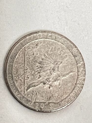 2015 P Washington Kisatchie Park Error Quarter Missing Clad Layer - Picture 2 of 7