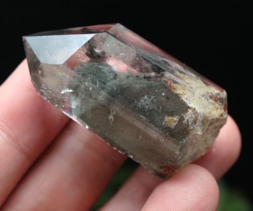 38g Natürlicher Klar Grün Phantom Quarz Kristallstab Punkt Heilung - Bild 5 von 12