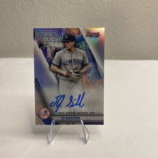 2019 Bowman's Best On Card Auto REFRACTOR #B19-TJS T.J. Sikkema YANKEES ROOKIE